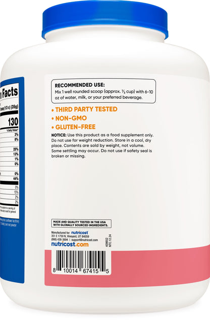 Whey Protein Concentrate Powder (Strawberry Milkshake) 5LBS - Protein Supplement