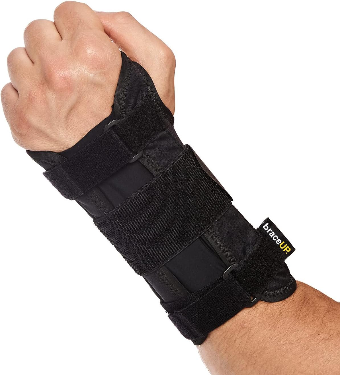 Carpal Tunnel Wrist Brace - Metal Wrist Splint for Hand and Wrist Support, Tendonitis Arthritis Pain Relief